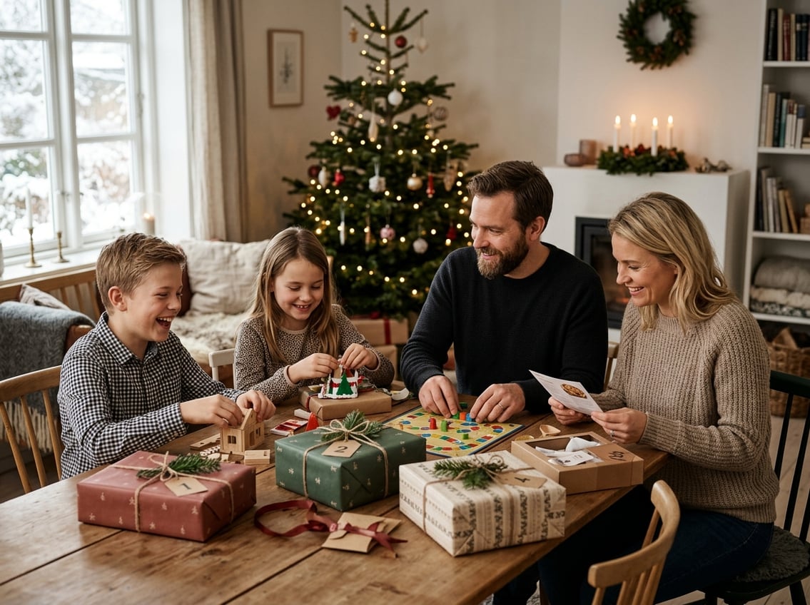 Fire adventsgaver der samler familien om noget at lave